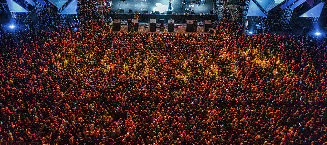 Concert crowd