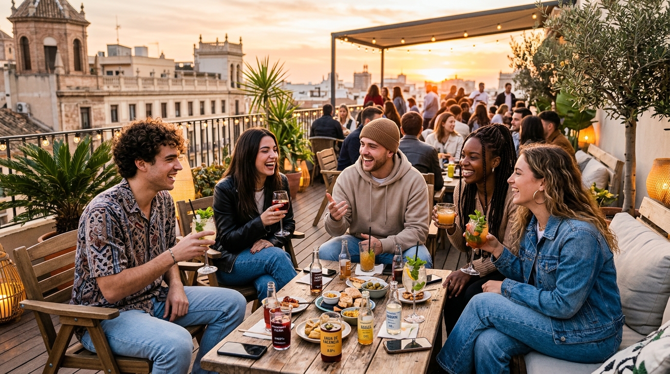 Cambio en el ocio nocturno y tardeo de los jóvenes en España